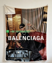 Balenciaga Throw Blankets